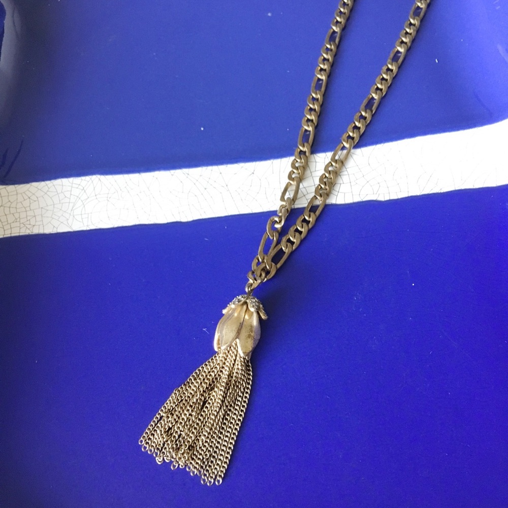 J Crew Tassel Necklace